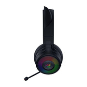 Razer Kraken Kitty V3 Pro 貓耳造型 RGB 三模無線耳機(黑色)