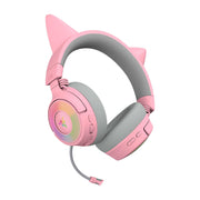 Razer Kraken Kitty V3 Pro 貓耳造型 RGB 三模無線耳機(Quartz)
