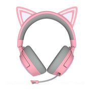 Razer Kraken Kitty V3 Pro 貓耳造型 RGB 三模無線耳機(Quartz)