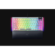 Razer BlackWidow V4 75% Hot-Swappable Phantom White Edition 可換軸 機械式電競鍵盤(觸感橘軸-Phantom White Edition-英文版)
