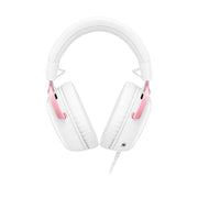 8月優惠 HyperX Cloud III 7.1 音效遊戲耳機(粉白)