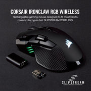 Corsair Ironclaw RGB Wireless 無線遊戲滑鼠 (包送順豐站)