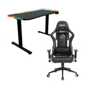 11月優惠 Zenox Mercury-MK2 人體工學高背電競椅 + Zenox Apollo Pro 電動升降電競桌(120cm)