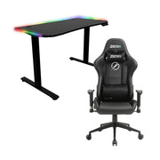 11月優惠 Zenox Mercury-MK2 人體工學高背電競椅 + Zenox Apollo Pro 電動升降電競桌(120cm)