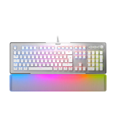 Roccat Vulcan II MAX RGB 光學軸機械式鍵盤 (白色)