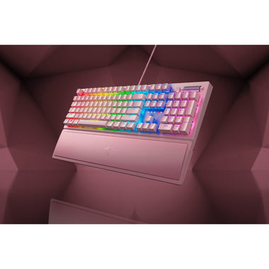 Razer BlackWidow V3 RGB 機械式鍵盤(Quartz粉紅) (綠軸)(包SF寄出)