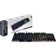 2月優惠 MSI VIGOR GK50 Elite RGB 機械電競鍵盤(凱華青軸-中文)(包送順豐站)