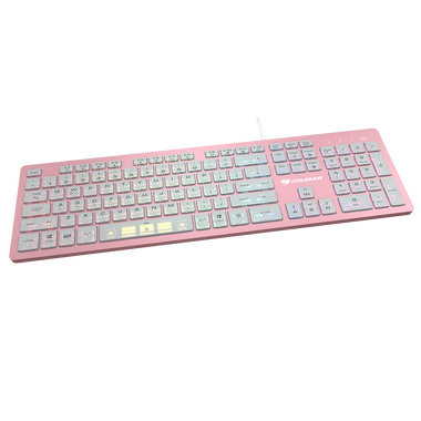 11月優惠 COUGAR VANTAR AX PINK 薄膜式電競鍵盤 (門市有貨)
